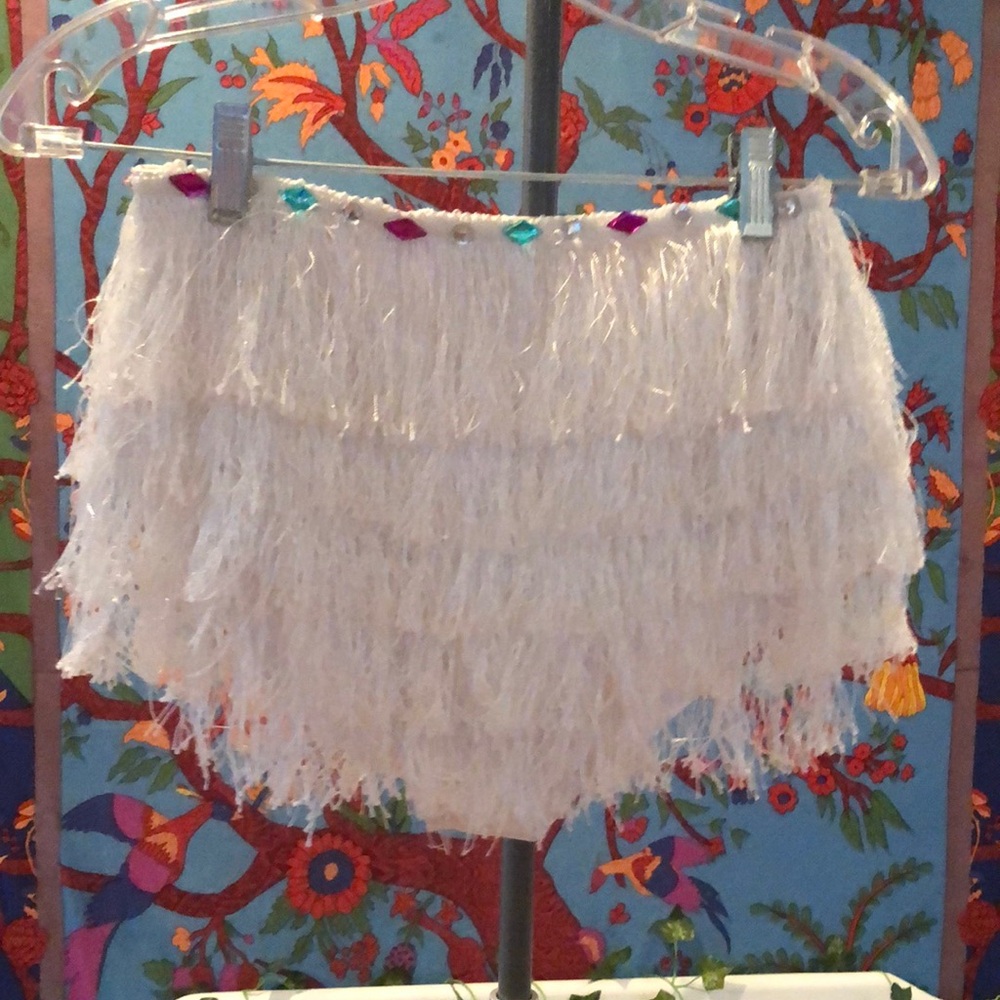 Fringe booty shorts
